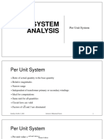 Per Unit System Analysis: Impedance Diagrams