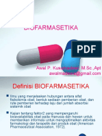 Biofarmasetika Materi Bu Awal.ppt