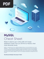 Mysql: Cheat Sheet