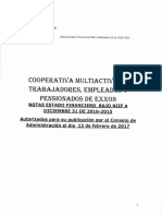 Estados Financieros Cooptraexxon 2016