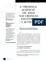 A Presença-Ausência em Jogo Nas Crianças Psicóticas e Autistas PDF