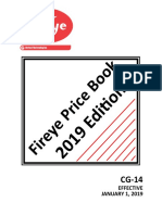 Fireye Price Book CG 14 - 2019