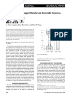 Repair of Fire-Damaged Reinforced Concrete Columns: Aci Structural Journal Technical Paper