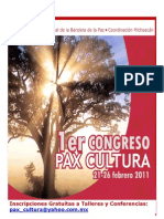 Talleres congreso PAX CULTURA