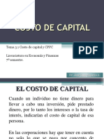 3.1 CPPC Costo Del Capital