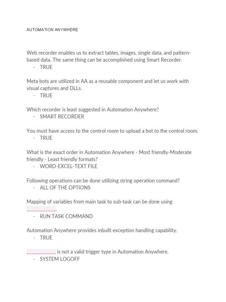 Automation Anywhere | PDF