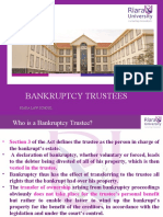 Bankruptcy Trustees: Riara Law School