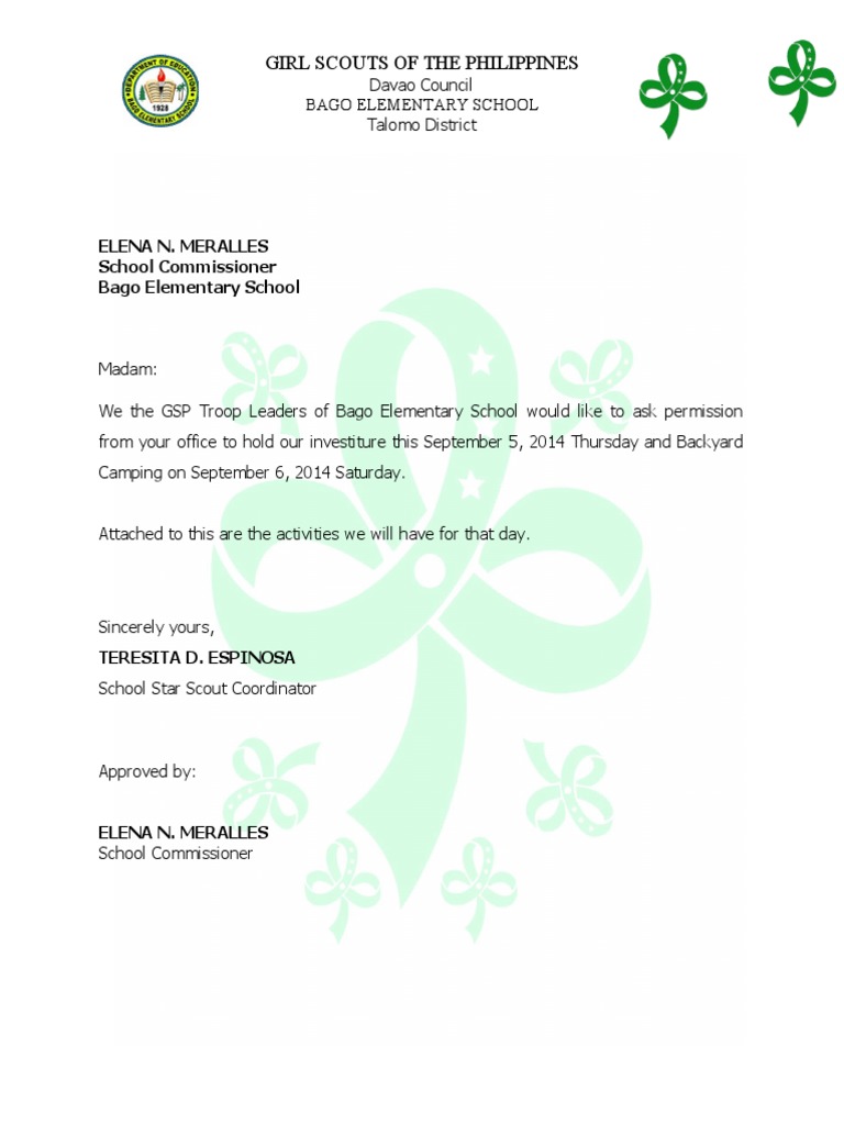 Girl Scouts of The Philippines: Elena N. Meralles School Commissioner ...