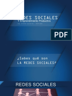 Redes Sociales y Emprendimiento Productivo