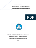 Panduan Teknis Registrasi Dan Upload Proposal php2d 2020 PDF