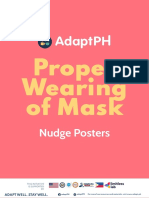 AdaptPh Proper Wearing of Mask Nudge Posters FILIPINO