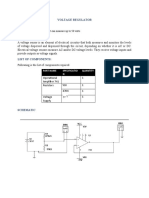 Voltage Regulator Objective:: To Design A Voltage Sensor That Can Measure Up To 50 Volts
