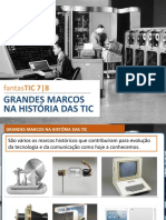 História das TIC em  caracteres