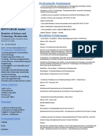 Lebenslauf PDF