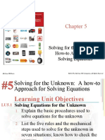 Solving For The Unknown: A How-To Approach For Solving Equations