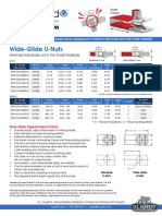 Wide-Glide U-Nuts: Minimize Side Break-Out in Thin Sheet Materials