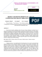 Design and Development of A Multiconfiguration Beam Vibration Setup PDF