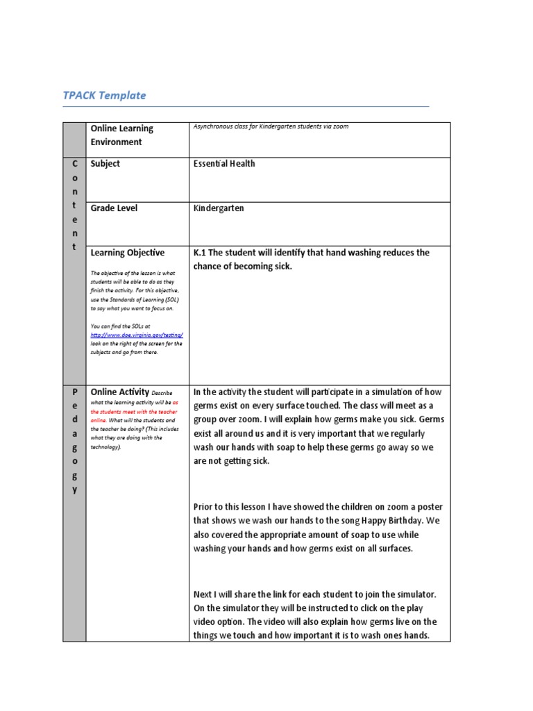 Kindergarten Handwashing Lesson Plan | PDF | Simulation | Educational ...