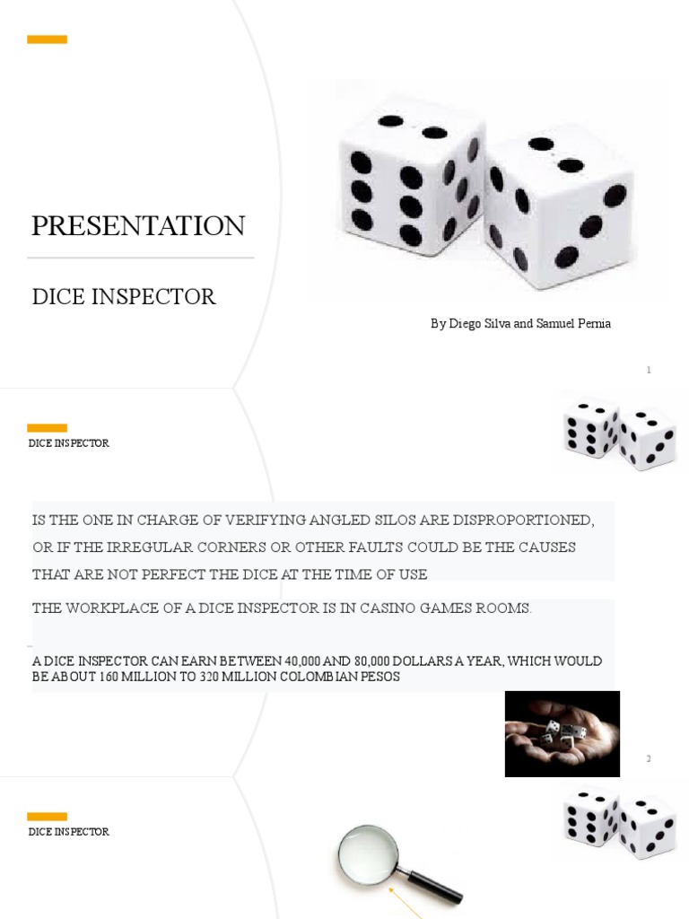Role and Earnings of a Dice Inspector | PDF