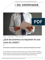 ¿Qué documentos se requieren en una carta de crédito_ _ DIARIO DEL EXPORTADOR