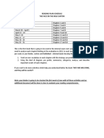 Reading Plan Schedule The Face On The Milk Carton