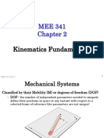 Kinematics Fundamentals: MEE 341 Chap 2