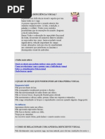 O QUE É A DEFICIÊNCIA VISUAL