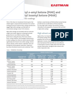 Eastman Methyl N-Amyl Ketone (MAK) and Eastman Methyl Isoamyl Ketone (MIAK)