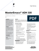 BASF MasterEmaco ADH 335 - Ficha Técnica