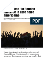 Terrorisme : le Soudan libéré de la liste noire américaine - Libération