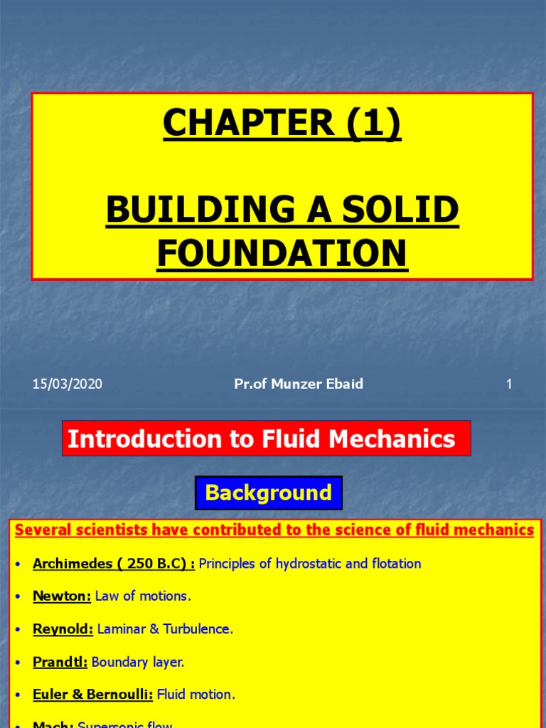 Introduction to Fluid Mechanics Concepts | PDF | Fluid Mechanics | Gases