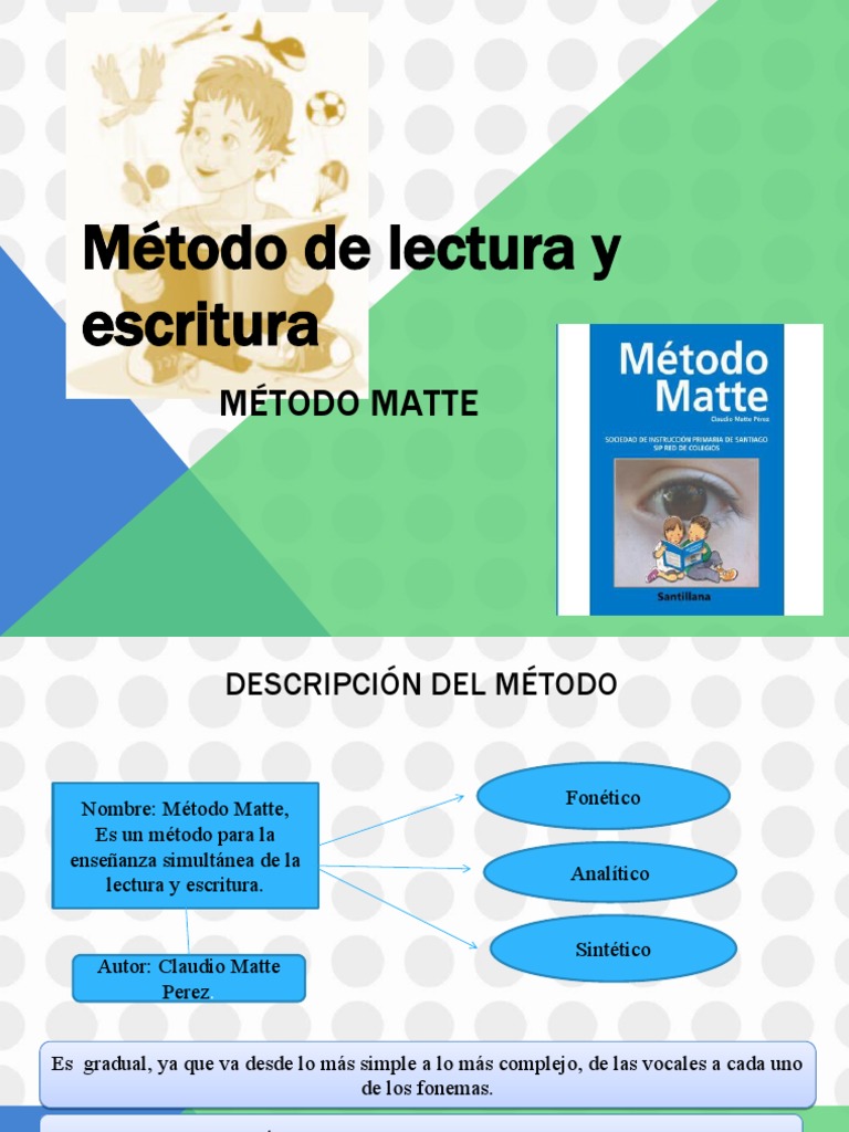 Metodo Matte | PDF | Escritura | Comprensión lectora