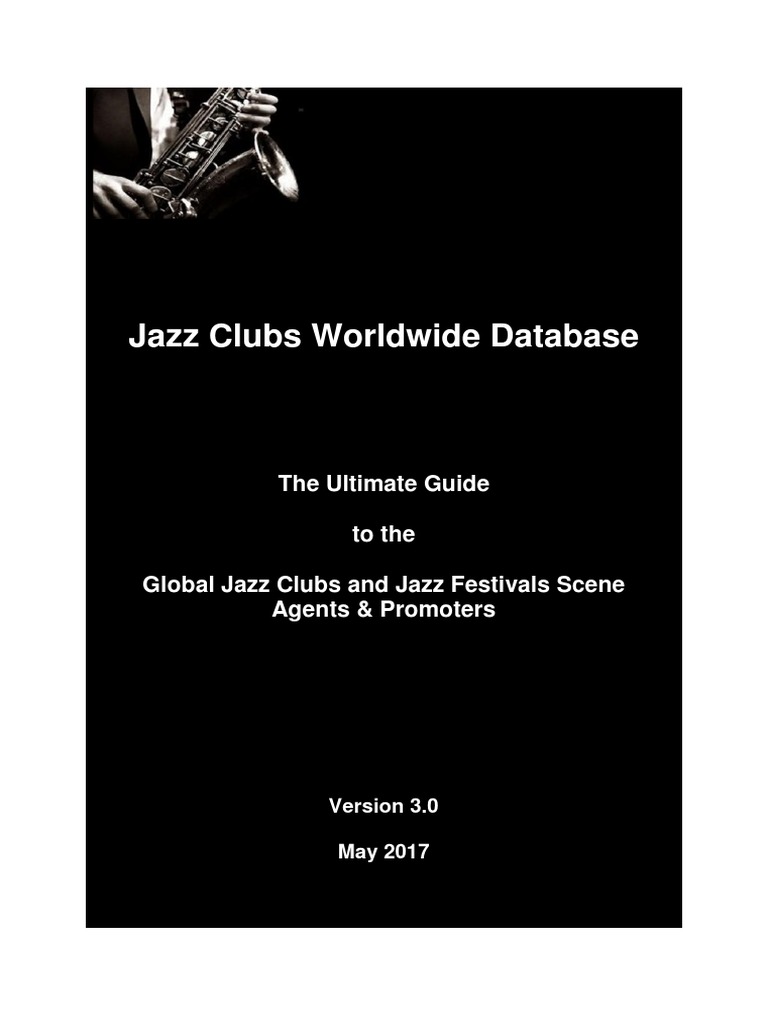 Jazz Clubs Worldwide Database03 PDF PDF Jazz Workweek And Weekend foto foto