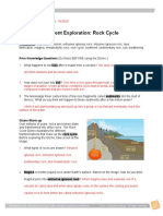 Student Exploration: Rock Cycle: Vocabulary: Deposition, Erosion, Extrusive Igneous Rock, Intrusive Igneous Rock, Lava