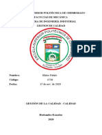 Gestión calidad ingeniería industrial