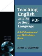 Jerry G. Gebhard - Teaching English As A Foreign or Second Language A Self-Development and Methodology Guide