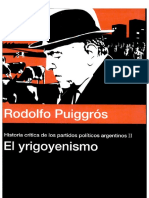 Historia Crítica de Los Partidos Políticos Argentinos - El Yrigoyenismo