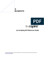 TI-Nspire Lua Scripting API Reference Guide PDF