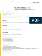 Curso Prevencion Riesgos Uso Maquinas Herramientas Cualtis PDF