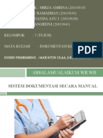 Sistem Dokumentasi Secara Manual