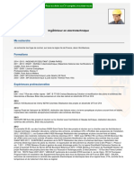 Recrutement CV Ingnieur en Electrotechnique - RF 1501140543 Sur PMEBTP