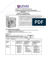 Universiti Tun Hussein Onn Malaysia Faculty of Mechanical and Manufacturing Engineering BDA 24202 Computer Programming Individual Assignment (10%)