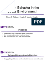 Class 9 - Biological, Health & MH