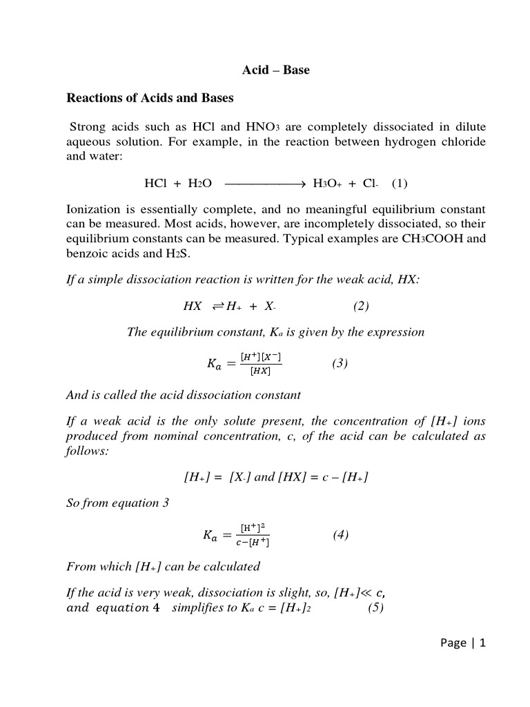 A Comprehensive Explanation of AcidBase Equilibria, Indicators, and
