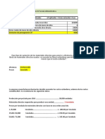 Variación CIF, costos directos y eficiencia MOD examen administración