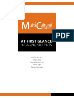 Multicultural Center Engagement