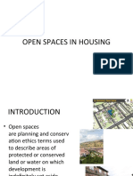 Open Spaces in Housing