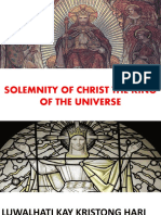 EDITED Solemnity of Christ The King of The Universe
