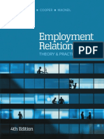 Employment Relations Theory and Practice - (Intro)