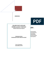 Silabus Mata Kuliah Pembelajaran Terpadu